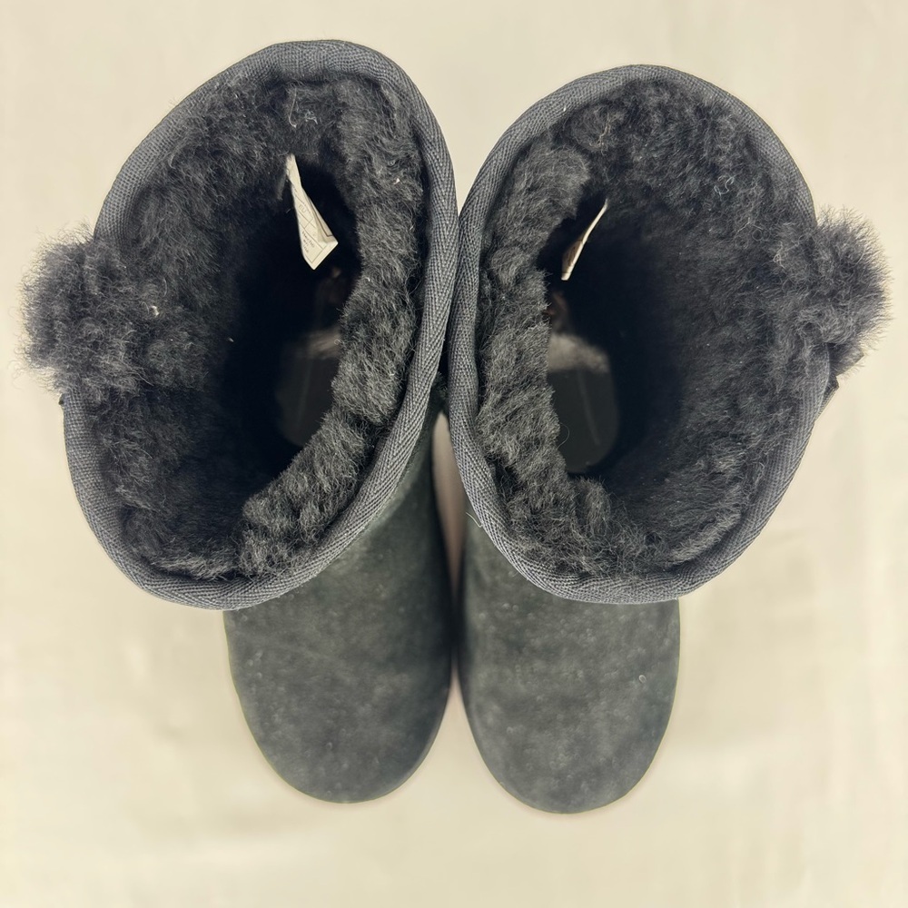 Kookaburra by Ugg Black Victoria Short Faux Fur Boots - Picture 3 of 8